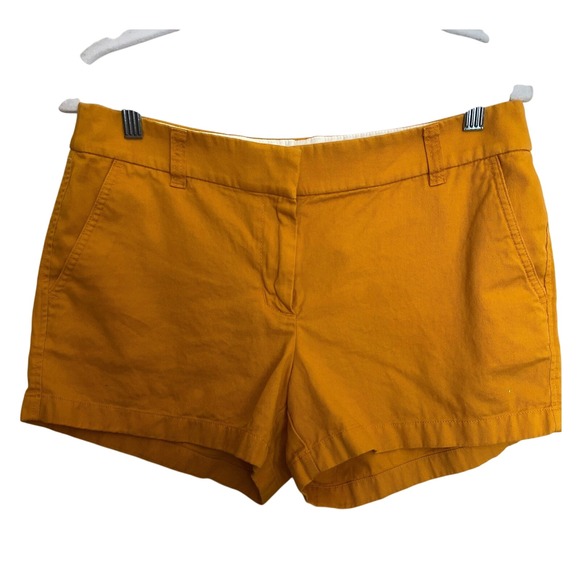 J. Crew Pants - J. Crew Womens Size 8 Gold-Toned Twill‎ Shorts